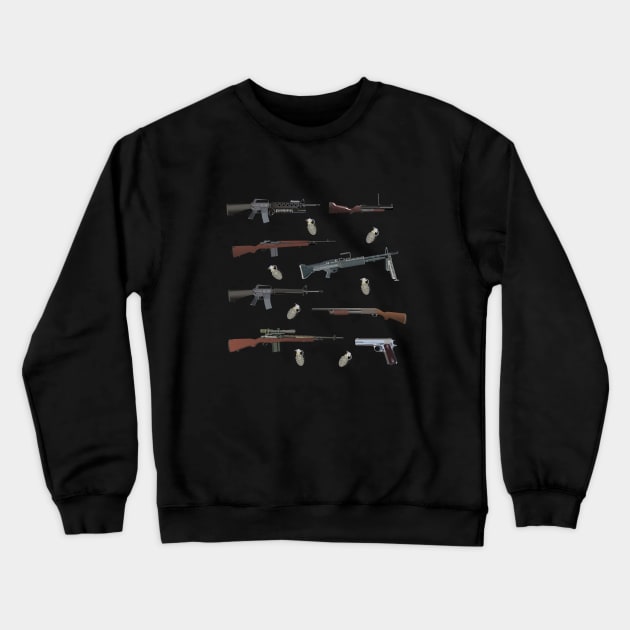 Vietnam War American Weapons Crewneck Sweatshirt by NorseTech